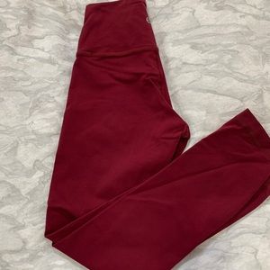 Lululemon Cranberry Leggings